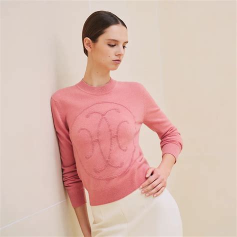 hermes vintage cashmere sweater|hermes long sleeve sweater.